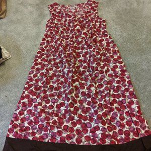 Pink & Brown Motherhood Maternity Dress